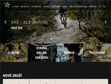Tablet Screenshot of bikespace.cz